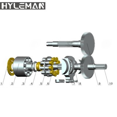 Ekskavaatori kolbpumba osad SBS80 (CAT312C)