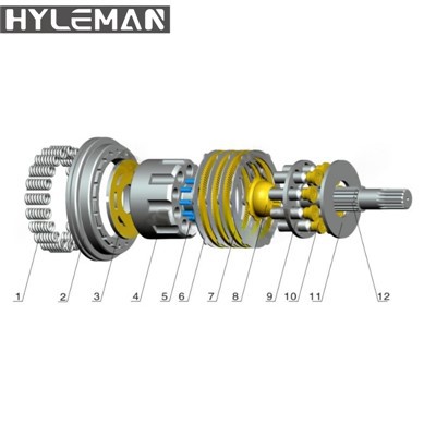 Kobelco/KATO 60-7/480 Kiikumootori osad varuosad